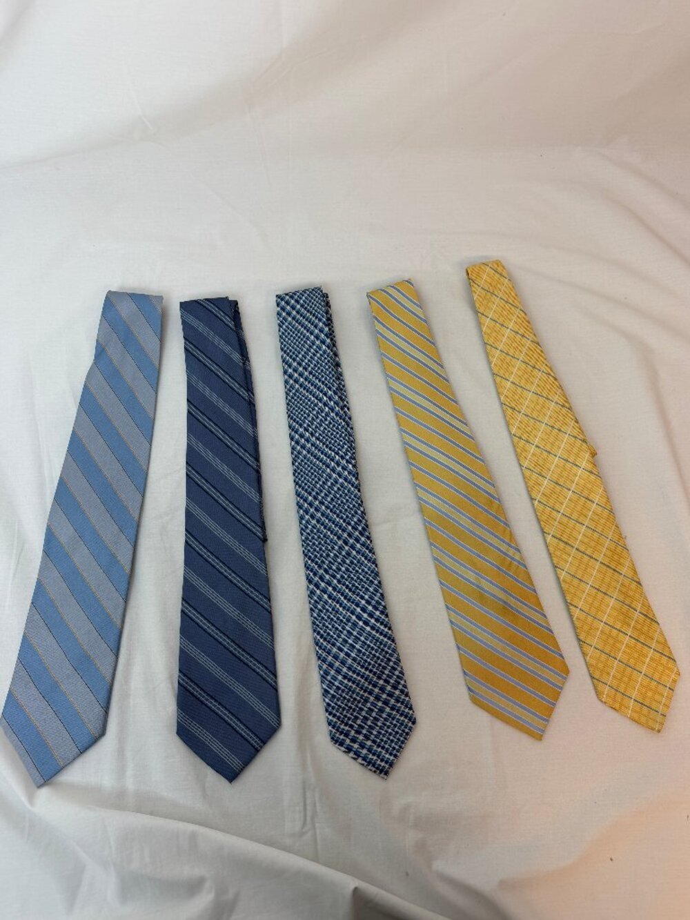 Set of 5 Men's Ties-Nautica, Jones New York, Brooks Brothers